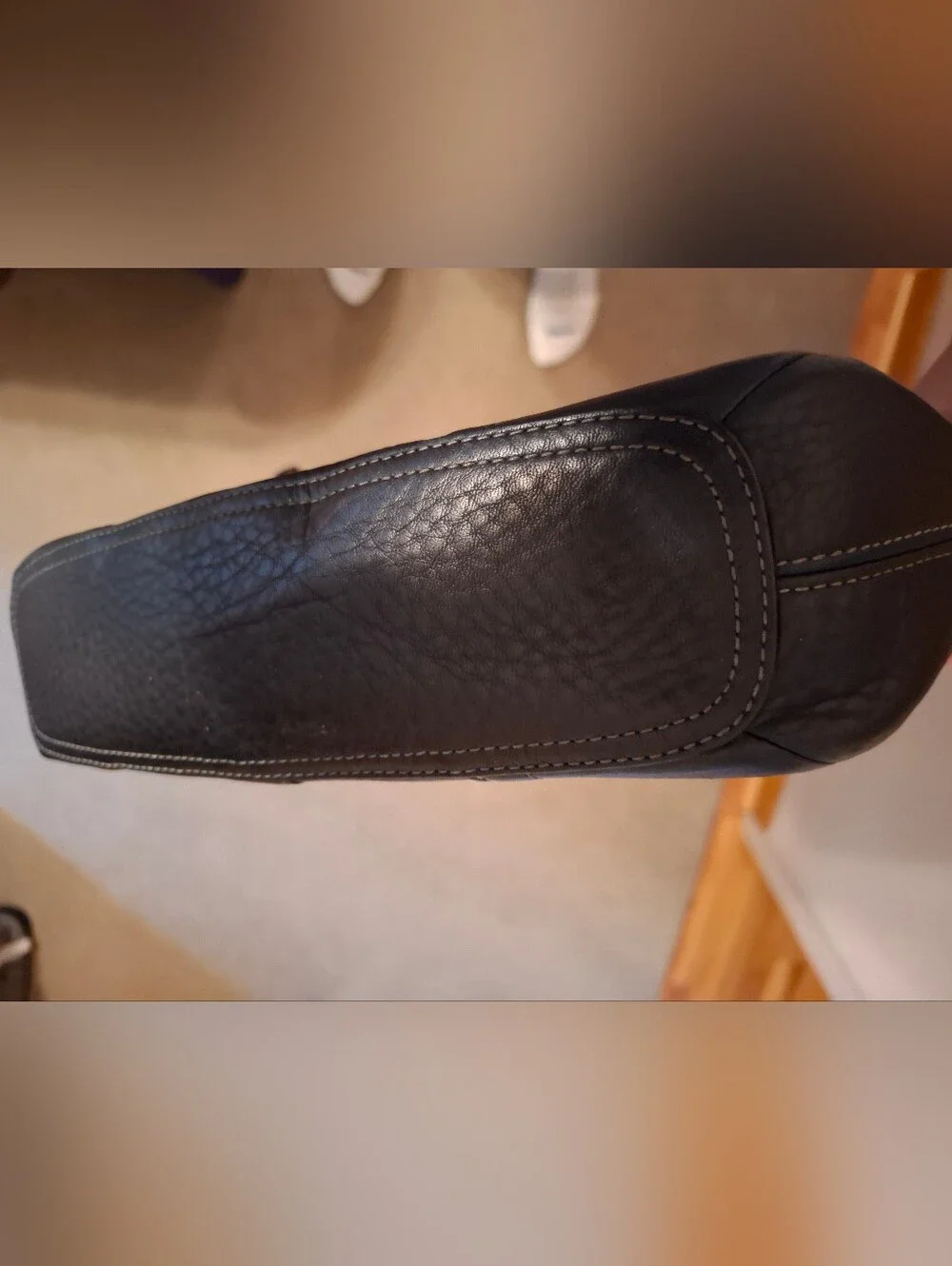 Coach Soho Black Pebble Leather Purse